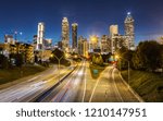 Skyline of Atlanta from Jackson Street Bridge