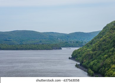 Skyline Of Bear Mountain State Park From Fort Montgomery In Upstate New York