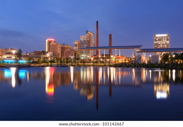 Skyline Birmingham Alabama Railroad Park Stock Photo (Edit Now) 101142667