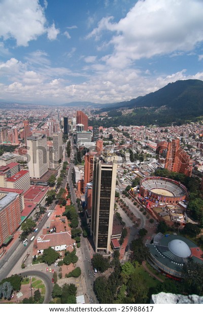 Skyline of Bogota,\
Colombia