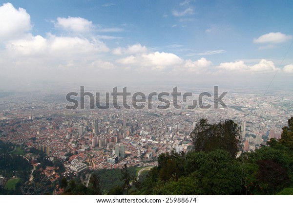 Skyline of Bogota,\
Colombia