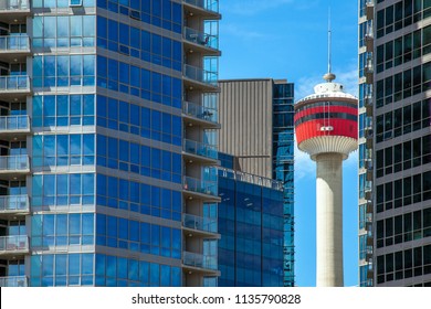 Skyline of Calgary Alberta Canada