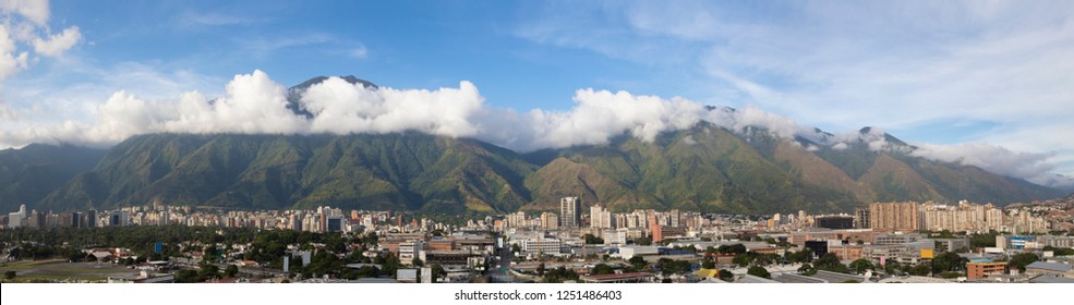 Skyline of Caracas city, capital city of Venezuela.