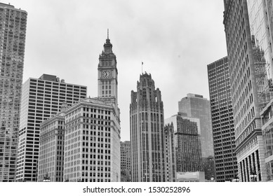 Aerial View Chicago Skyline Stock Photo (Edit Now) 1457726093