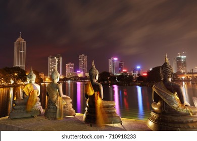 colombo skyline at night