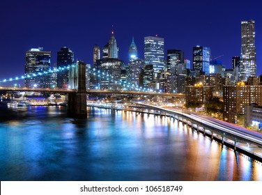 Skyline of downtown New York, New York, USA - Shutterstock ID 106518749