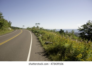 Skyline Drive In Duluth Minnesota In The Summer.