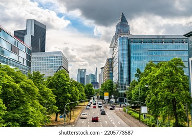 Skyline of Frankfurt am Main in Germany - Shutterstock ID 2205773587