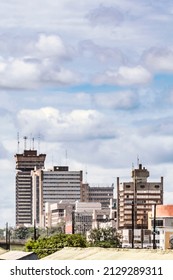 The Skyline Of Lusaka In Zambia	