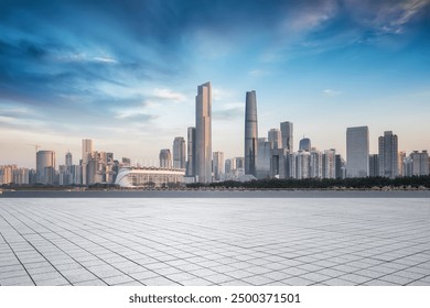 skyline modern city urban architecture china Background