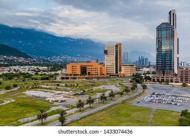 Skyline Of Monterrey City, Mexico