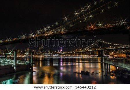 Similar – Foto Bild Nachtaufnahme der Kettenbrücke in Budapest