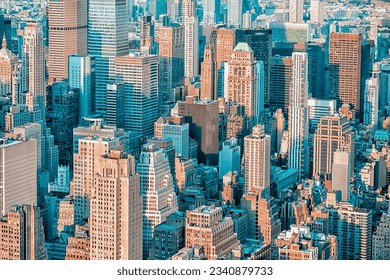 The skyline of New York City, United States - Shutterstock ID 2340879733