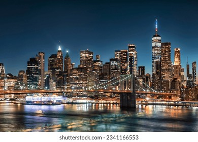 The skyline of New York City, United States - Powered by Shutterstock