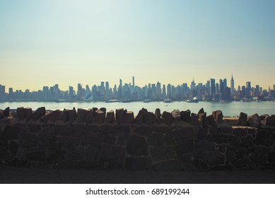 Skyline of New York City,Skyscrapers, downtown, USA - Shutterstock ID 689199244