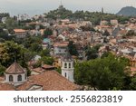 Skyline of the Old town of Plovdiv, Bulgaria