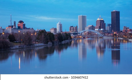 Skyline Of Rochester New York