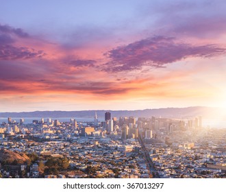 skyline of San Francisco, usa.