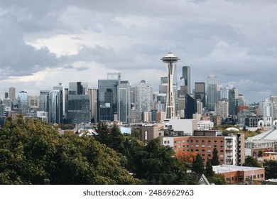 The skyline of Seattle, Washington - Powered by Shutterstock