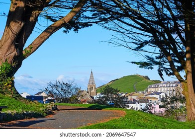 Skyline Of The Small Fishing Village Of Ilfracombe, Devon, UK