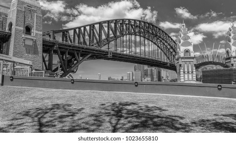 Skyline Sydney Black White Australia Stock Photo 1023655810 | Shutterstock