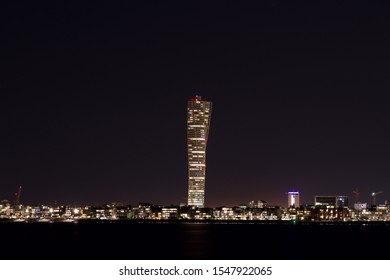 Malmö Skyline With The Turning Torso At The Front