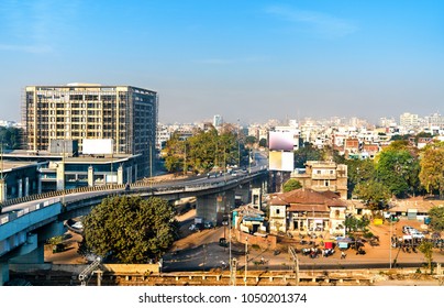 Skyline Of Vadodara, Formerly Known As Baroda, The Third-largest City In Gujarat State Of India