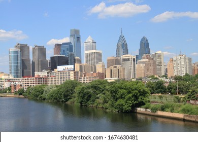 Skyline view of Philadelphia, Pennsylvania - USA 2012