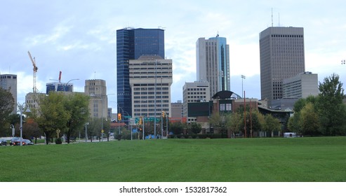 A Skyline view of Winnipeg, Canada