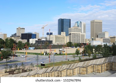 A Skyline view of Winnipeg, Manitoba
