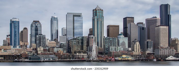 The Skyline and Waterfront of Seattle, Washington