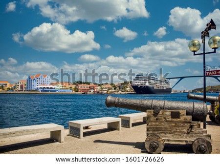 The Skyline of Willemstad, Curacao
