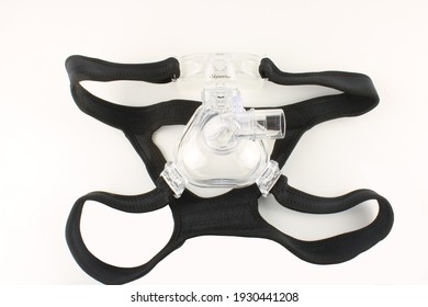 Skynector NM01 Nasal Mask. This Nasal Mask Is A Ventilation Device Of CPAP Or Bi-level Therapy. Lancashire, UK, 06-03-2021