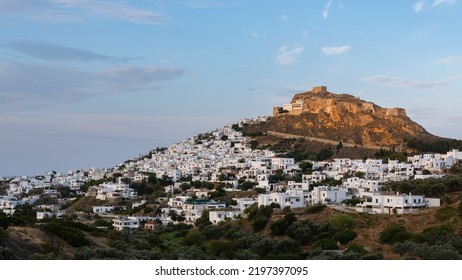 Skyros island, Chora at sunset,  Greece - Shutterstock ID 2197397095