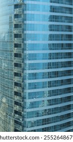 skyscraper background with windows and reflections