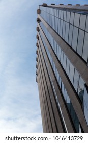 Skyscraper bottom view