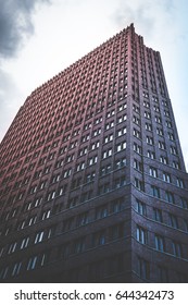 skyscraper building facade - Berlin, Potsdamer Platz - Shutterstock ID 644342473