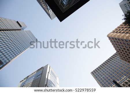 Similar – High up. Town Capital city