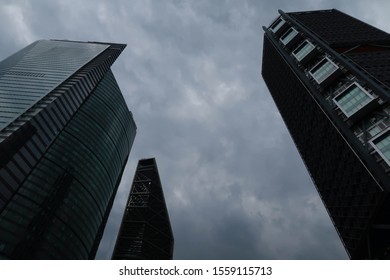          
skyscraper with cloudy sky in the background                   