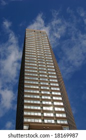 Skyscraper in Front of a Blue Sky