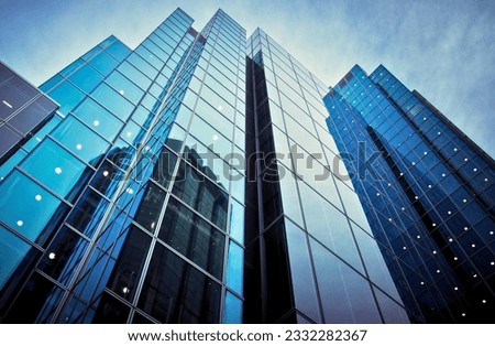 Skyscraper, A huge company with a glass front