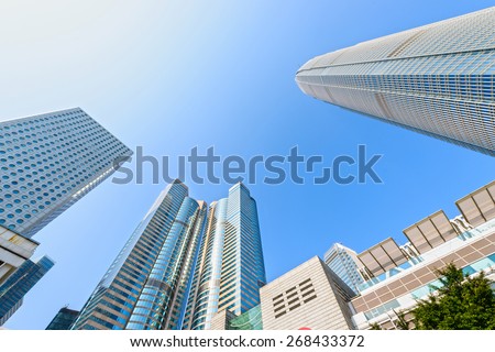 Skyscraper. Located in Hong Kong Central.
 Сток-фото © 