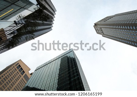 Similar – High up. Town Capital city