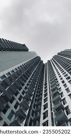 skyscraper as seen from below