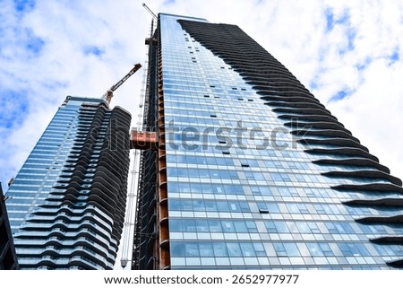 Skyscraper Under Construction In Seattle