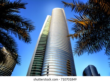 Skyscraper view from ground