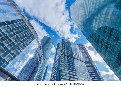 Skyscrapers In The Business City Center. Moscow. Russia.