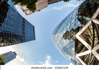 Skyscrapers in the City of London.