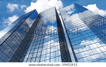 Similar – Image, Stock Photo Large building façade with old canopy