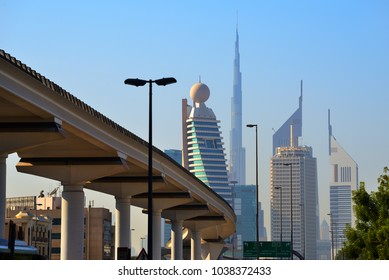 Skyscrapers Of The Dubai World Trade Center.